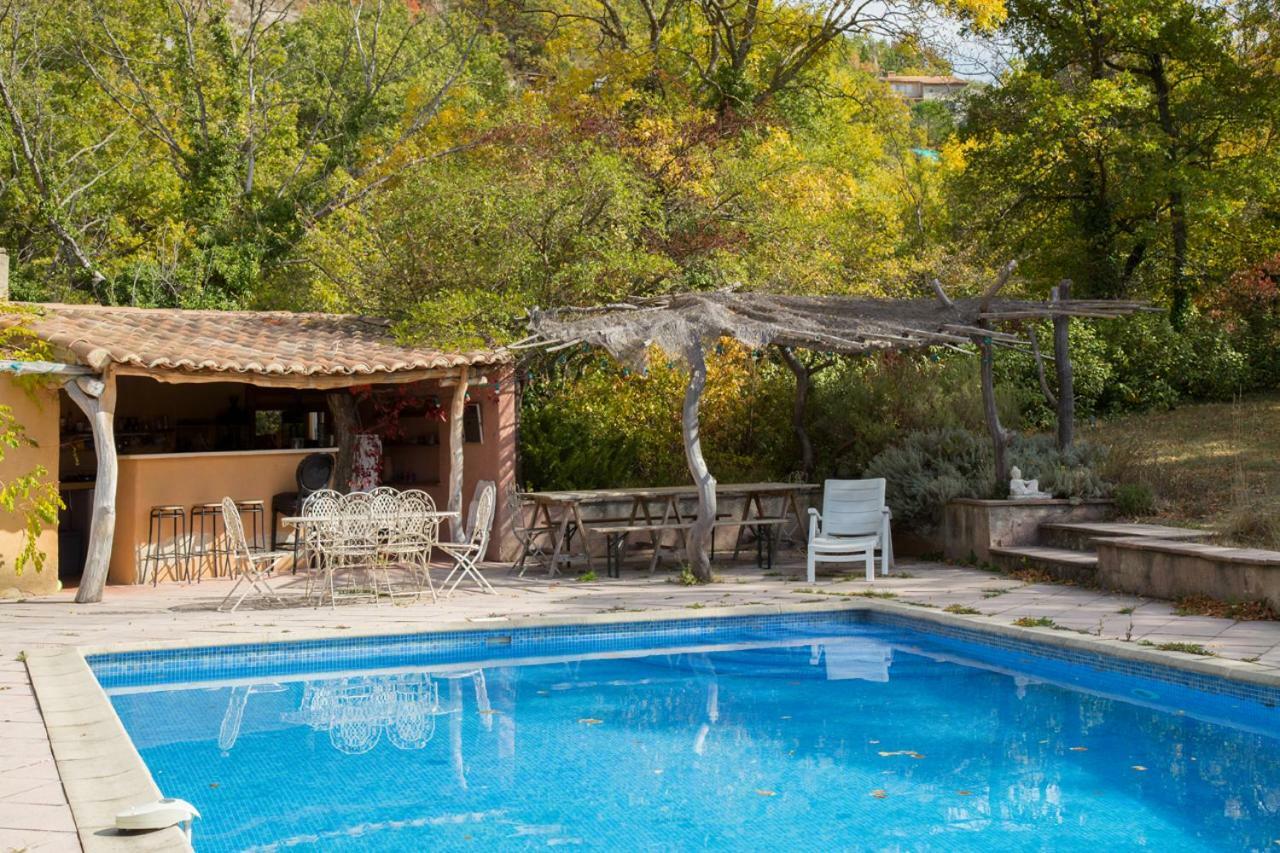 La Danse Des Papillons - Chambre D'Hotes & Glamping Roche-Saint-Secret Exterior foto