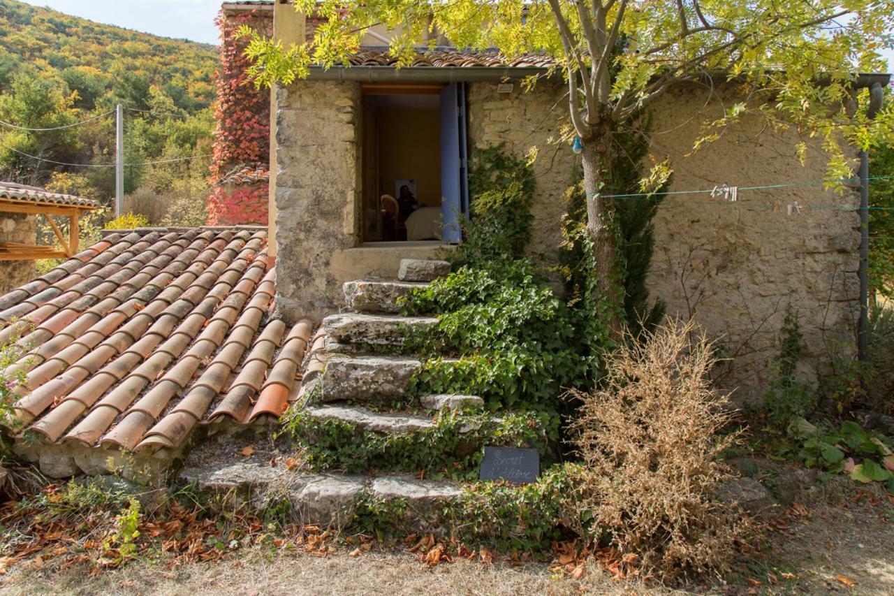La Danse Des Papillons - Chambre D'Hotes & Glamping Roche-Saint-Secret Exterior foto